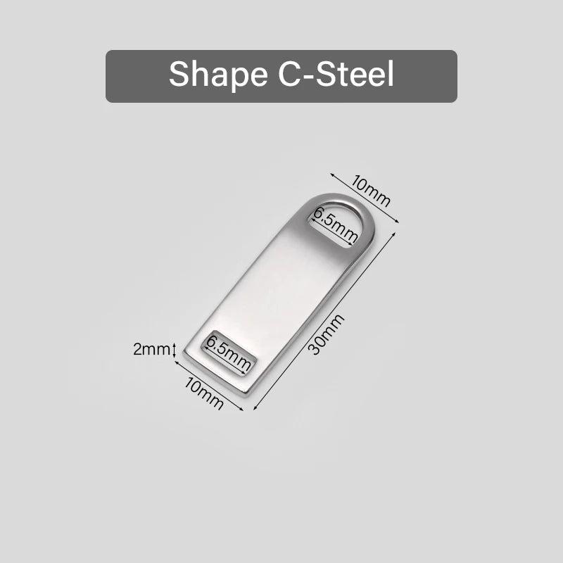 Stainless Steel Zipper Head Replacement Slider DIY Repair Kit|WUTA