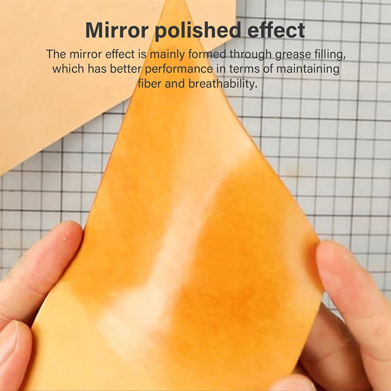 Carnauba Creme Protective Wax Finish Vegetable Tanned Leather Coating High Gloss DIY Leather Finish Agent | WUTA