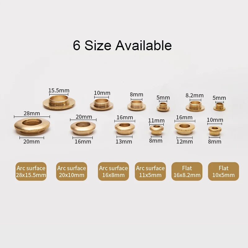 Brass Eyelet With Washer Grommet Ring Air Hole Rivet | WUTA