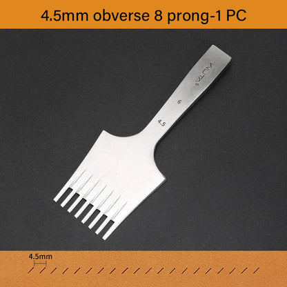 Newest Leather Chisel Punch French Style Pricking Iron Punching Tool 1.92-6.75mm|WUTA