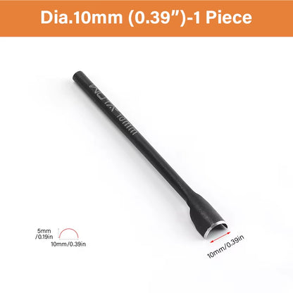 WUTA 1Pc Half-Round Punch Arc-Shaped Clear Sharp Punch Leather Craft Cutter Strap Anti-rust Tool