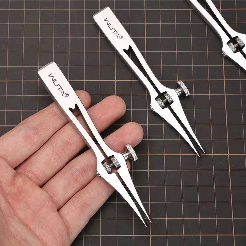 WUTA 2-6mm Adjustable Pricking Iron French Style Leather Chisel Professional Sharp Belt Hole Punching Skin Stitching Craft Tools