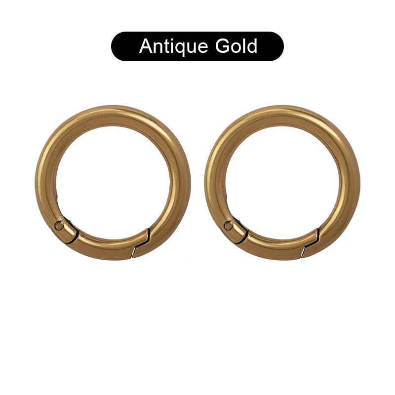 O Ring Carabiner Keychain Fob Connector Snap Hook Clip for Bags | WUTA