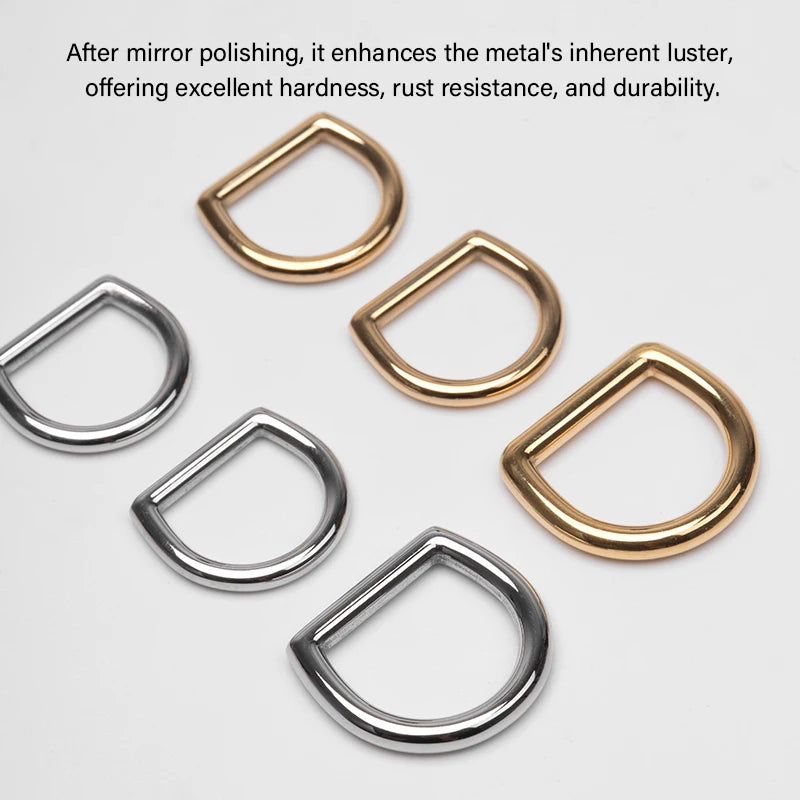 Stainless Steel Double D-Ring Buckle for Handbags|WUTA