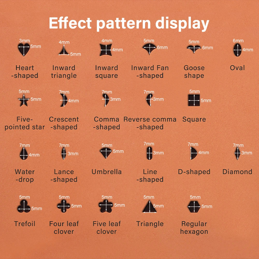 5mm Flower Leather Belt Hole Puncher DIY Craft for Leather| WUTA