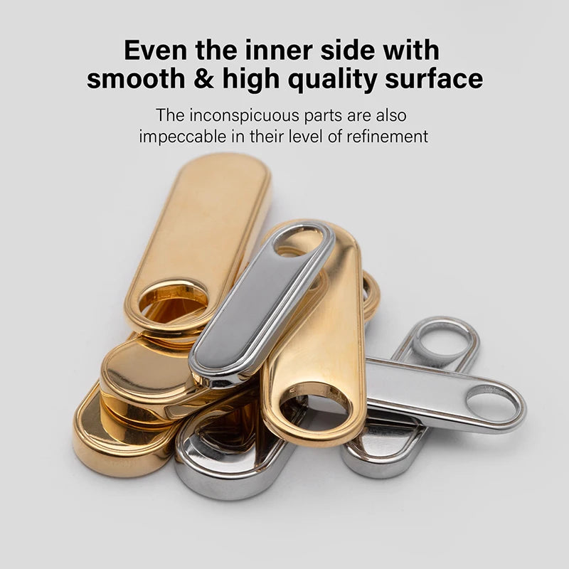 Stainless Steel Long Oval Zipper Puller Easy Zipper Head | WUTA