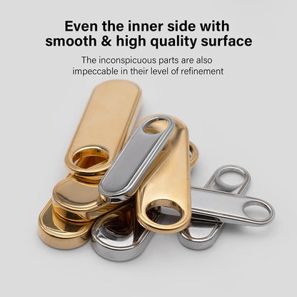 Stainless Steel Long Oval Zipper Puller Easy Zipper Head | WUTA