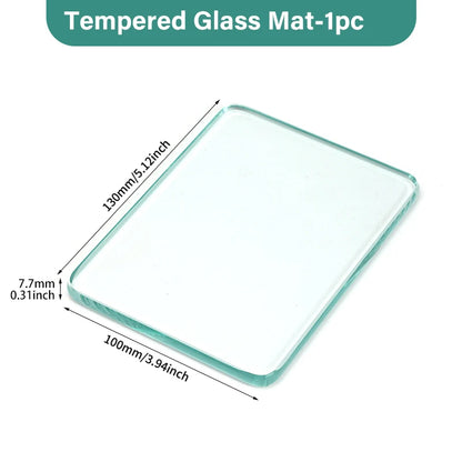 Leather Burnisher Craft Tools Glass Slicker for Burnishing Polishing Board Leather Finish Tokonole Gum Tool|WUTA