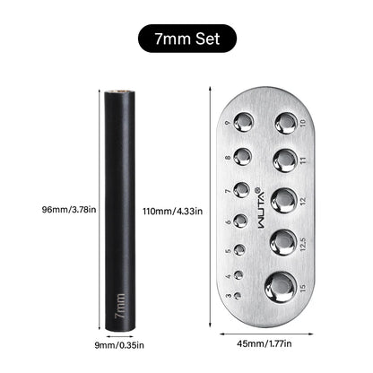 Mushroom Nail Setter Domed Rivets Fixing Punch Setting Tool | WUTA
