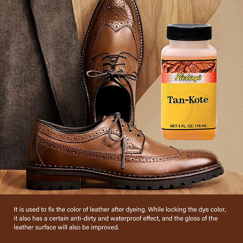 118ml American Import Tan-Kote Leather dye Resin Coating DIY Coloring Leather Finish Agent