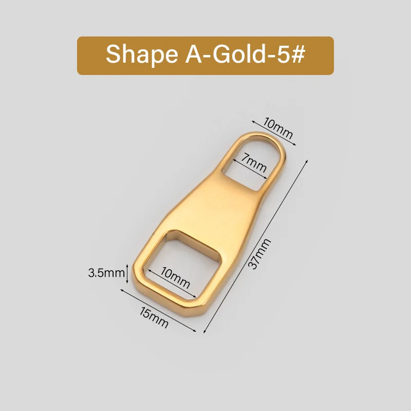 Stainless Steel Zipper Head Replacement Slider DIY Repair Kit|WUTA