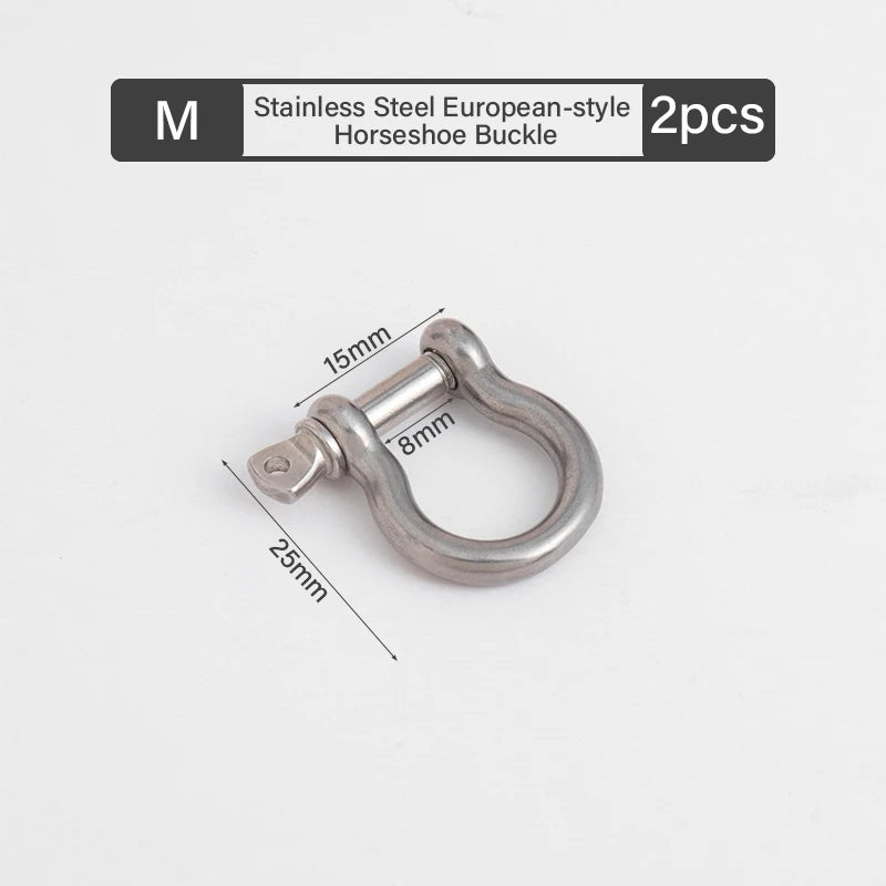 U Shackle D Ring Shackles Horseshoe Buckle 3 Types Ring | WUTA
