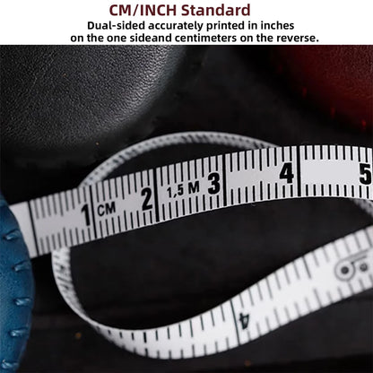 WUTA Soft Retractable Tape Measure Handmade Genuine Leather Mini Ruler Case Tailor Craft Dieting Tape Measure Household
