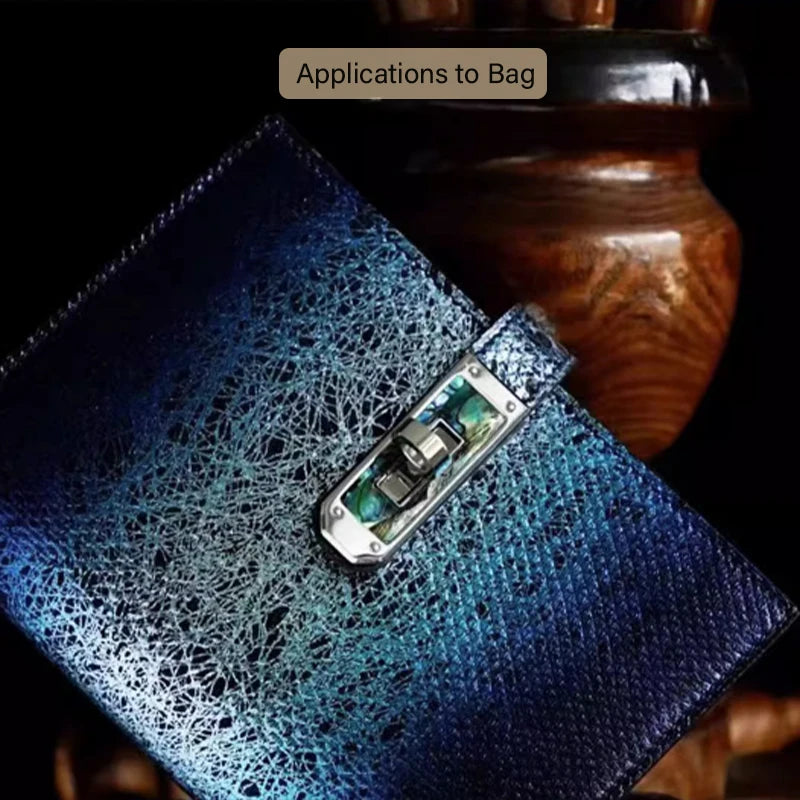 Luxury Bag Padlock Twist Lock Turn Clasp Rotary With Colorful Shell | WUTA