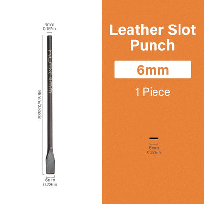 Leather Slotted Punch Tools Sharp Straight Slot Cutter DIY Leather Craft Tools|WUTA