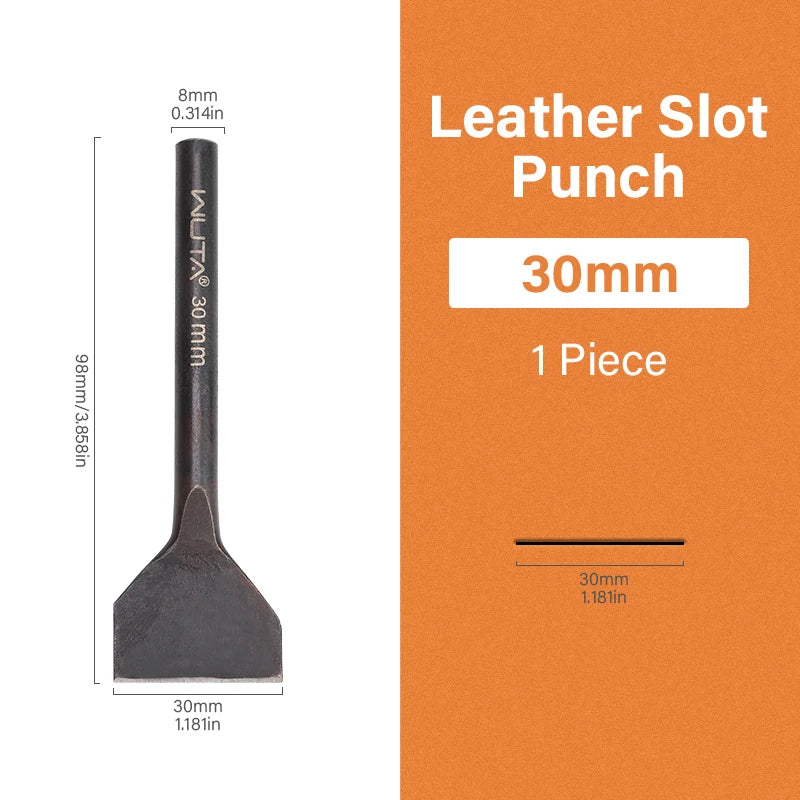 Leather Slotted Punch Tools Sharp Straight Slot Cutter DIY Leather Craft Tools|WUTA