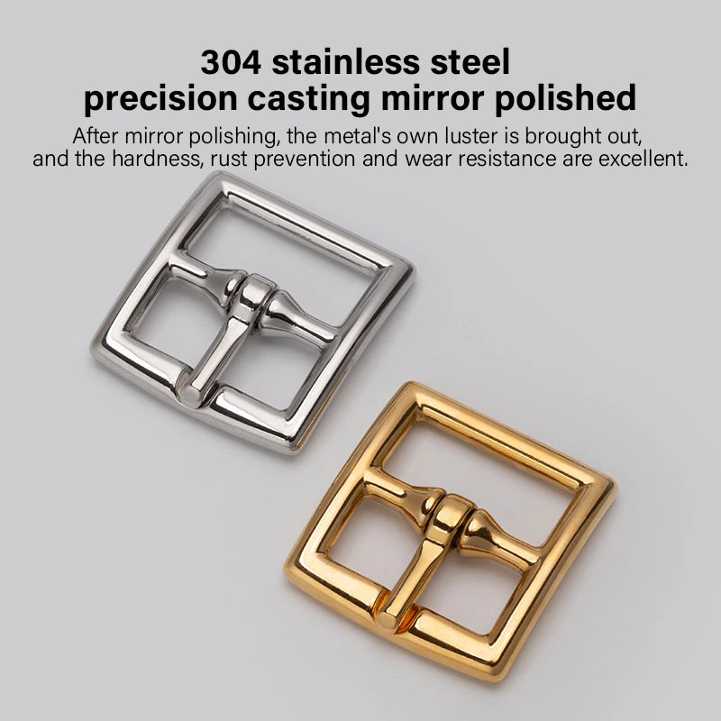 Stainless Steel Tri-Glide Belt Buckle for Leather Craft|WUTA