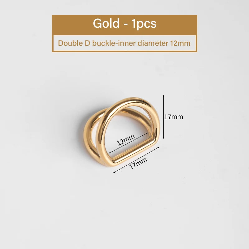 Stainless Steel Double D-Ring Buckle for Handbags|WUTA