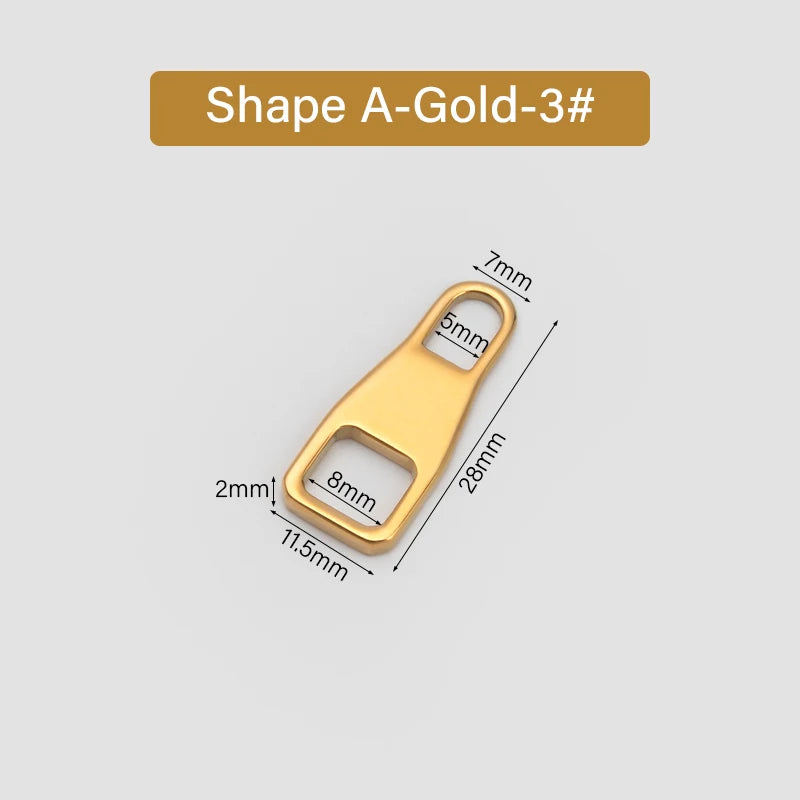 Stainless Steel Zipper Head Replacement Slider DIY Repair Kit|WUTA