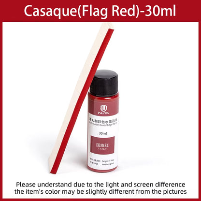 WUTA 30ml Professional Leather Edge Paint Oil Dye Edge Dressing Color Coats Leather Finish Supplies DIY Craft Leather Shoe Edges