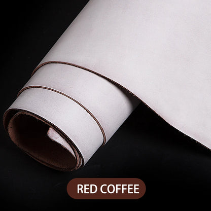 Genuine Leather Vegetable Tanned Leather Fog Wax Full Grain Leather| WUTA