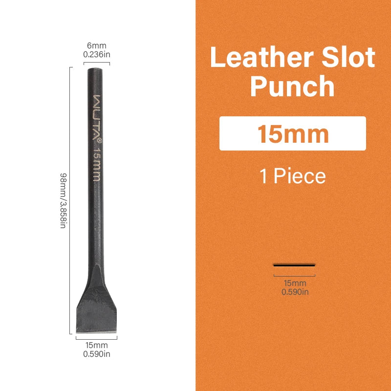 Leather Slotted Punch Tools Sharp Straight Slot Cutter DIY Leather Craft Tools|WUTA
