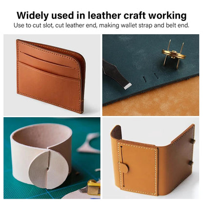 Leather Slotted Punch Tools Sharp Straight Slot Cutter DIY Leather Craft Tools|WUTA