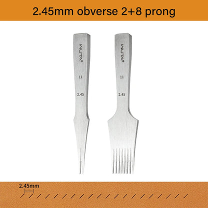Newest Leather Chisel Punch French Style Pricking Iron Punching Tool 1.92-6.75mm|WUTA