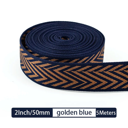 5M Arrow Pattern Cotton Webbing Replacement Shoulder Strap for Crossbody Bag |WUTA