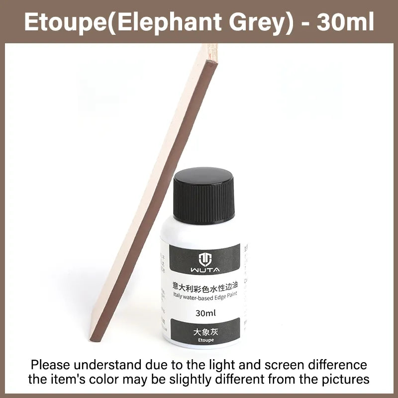 WUTA 30ml Professional Leather Edge Paint Oil Dye Edge Dressing Color Coats Leather Finish Supplies DIY Craft Leather Shoe Edges