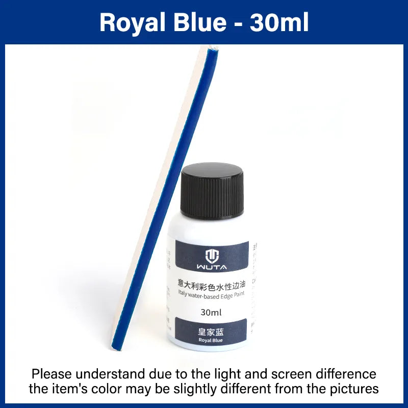 WUTA 30ml Professional Leather Edge Paint Oil Dye Edge Dressing Color Coats Leather Finish Supplies DIY Craft Leather Shoe Edges