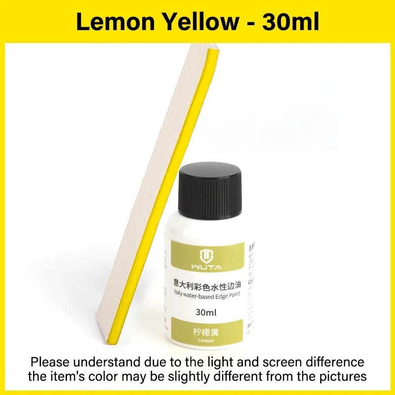 WUTA 30ml Professional Leather Edge Paint Oil Dye Edge Dressing Color Coats Leather Finish Supplies DIY Craft Leather Shoe Edges