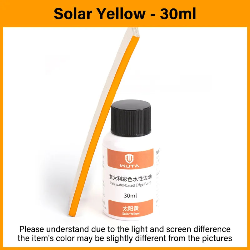 WUTA 30ml Professional Leather Edge Paint Oil Dye Edge Dressing Color Coats Leather Finish Supplies DIY Craft Leather Shoe Edges