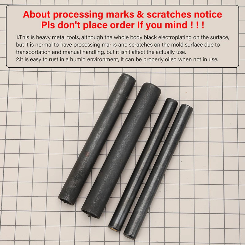 Leather Rivet Setter Mold Rivets Punch Setting Tool Manual Installation | WUTA