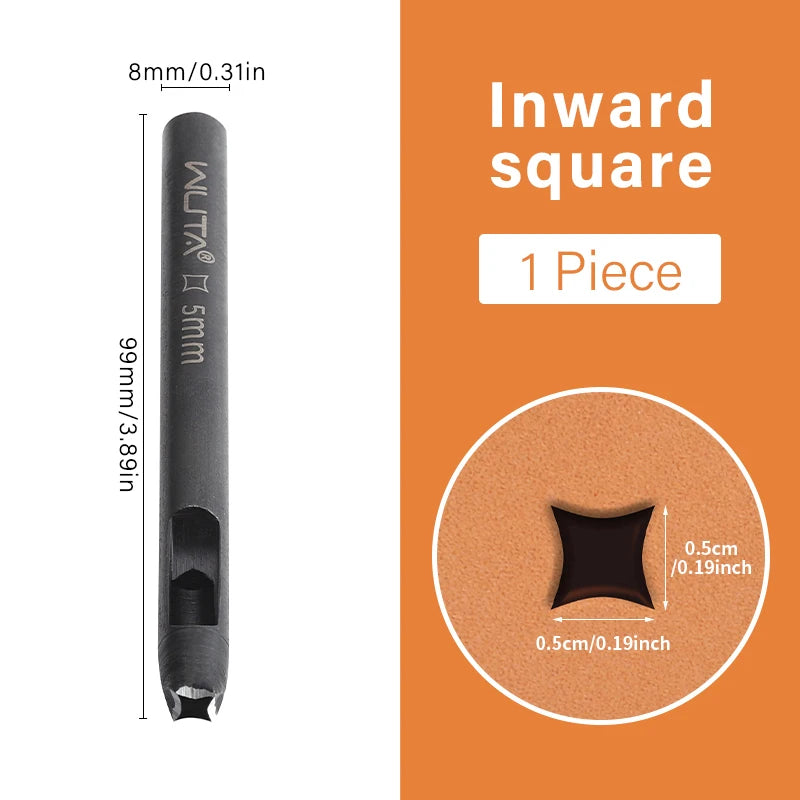 5mm Flower Leather Belt Hole Puncher DIY Craft for Leather| WUTA