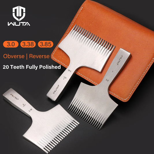 20 Teeth Leather Craft Chisel French Style Pricking Iron|WUTA