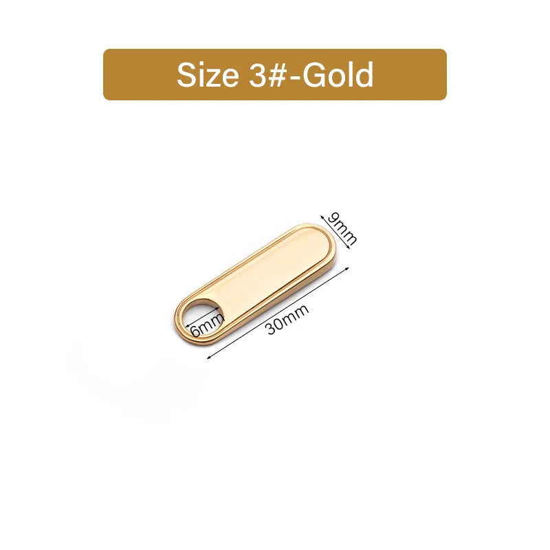 Stainless Steel Long Oval Zipper Puller Easy Zipper Head | WUTA