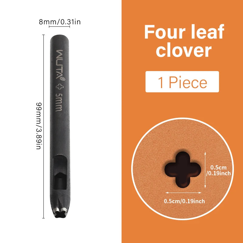 5mm Flower Leather Belt Hole Puncher DIY Craft for Leather| WUTA