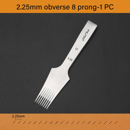 Newest Leather Chisel Punch French Style Pricking Iron Punching Tool 1.92-6.75mm|WUTA