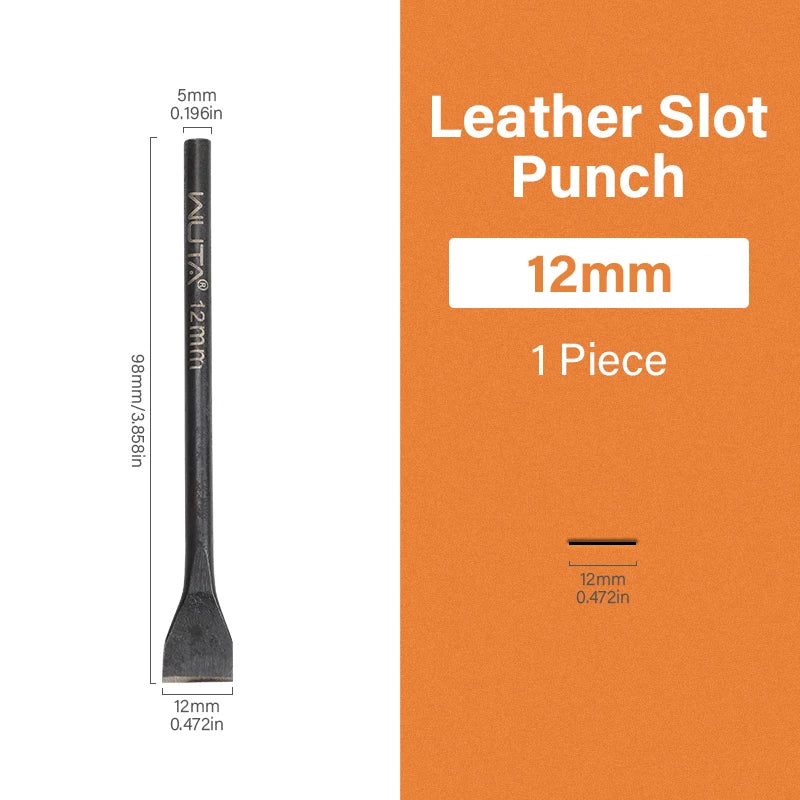 Leather Slotted Punch Tools Sharp Straight Slot Cutter DIY Leather Craft Tools|WUTA