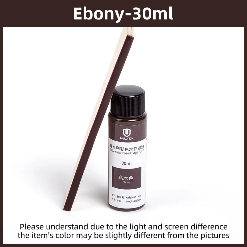 WUTA 30ml Professional Leather Edge Paint Oil Dye Edge Dressing Color Coats Leather Finish Supplies DIY Craft Leather Shoe Edges
