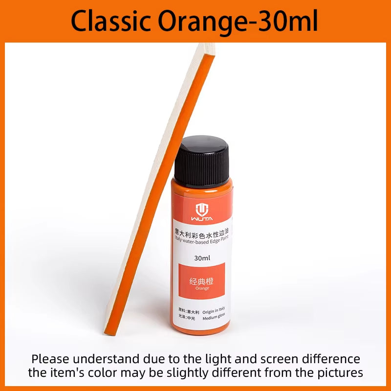WUTA 30ml Professional Leather Edge Paint Oil Dye Edge Dressing Color Coats Leather Finish Supplies DIY Craft Leather Shoe Edges