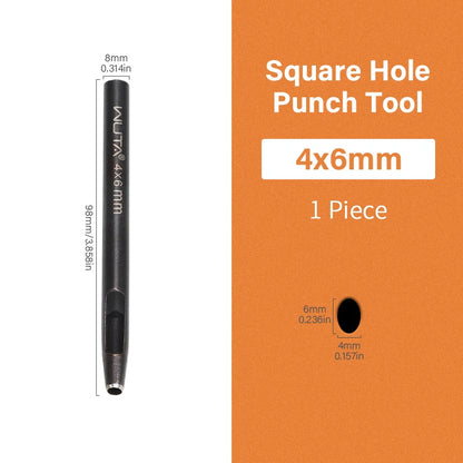 Oval Hole Punch Leather Punching Craft Sharp Strike Drill Tools | WUTA