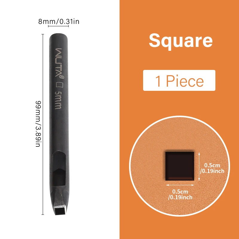 5mm Flower Leather Belt Hole Puncher DIY Craft for Leather| WUTA