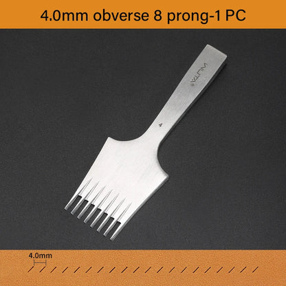 Newest Leather Chisel Punch French Style Pricking Iron Punching Tool 1.92-6.75mm|WUTA