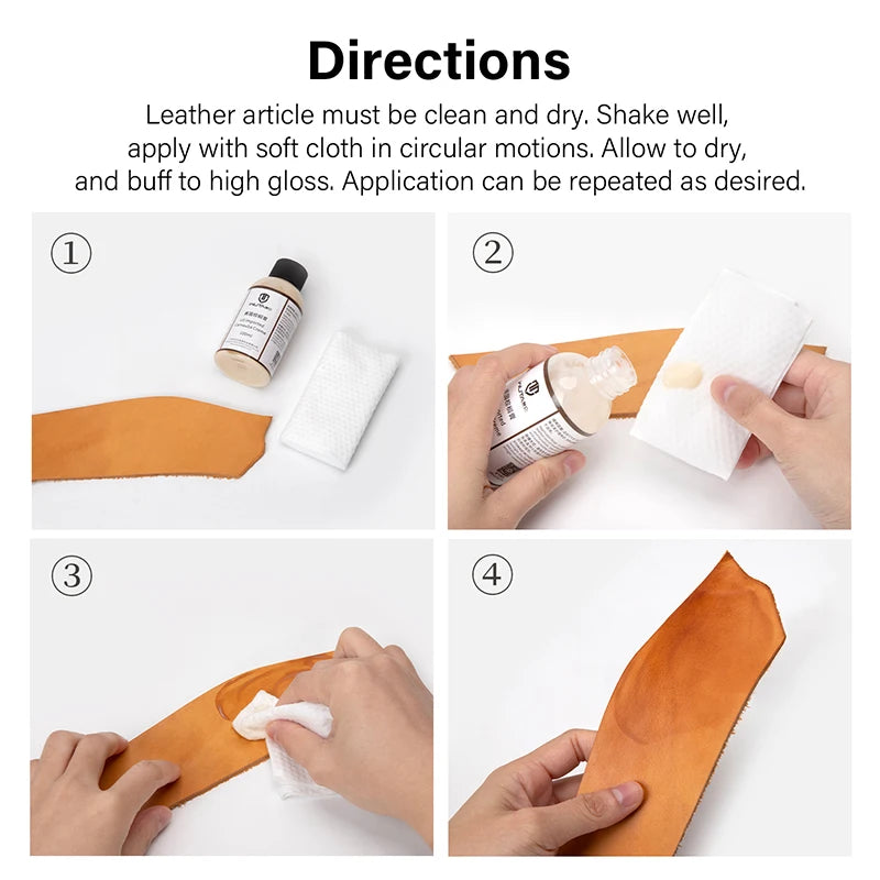 Carnauba Creme Protective Wax Finish Vegetable Tanned Leather Coating High Gloss DIY Leather Finish Agent | WUTA