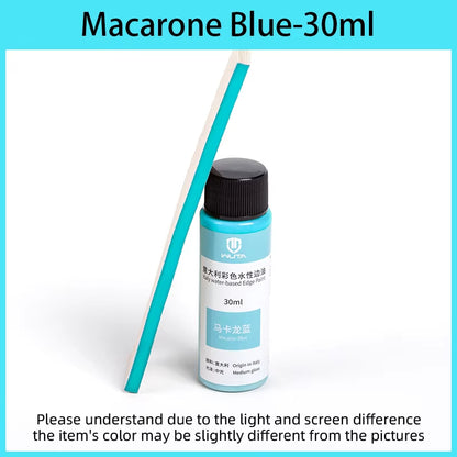 WUTA 30ml Professional Leather Edge Paint Oil Dye Edge Dressing Color Coats Leather Finish Supplies DIY Craft Leather Shoe Edges