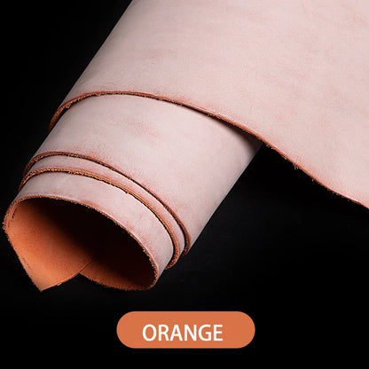Genuine Leather Vegetable Tanned Leather Fog Wax Full Grain Leather| WUTA