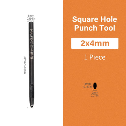 Oval Hole Punch Leather Punching Craft Sharp Strike Drill Tools | WUTA