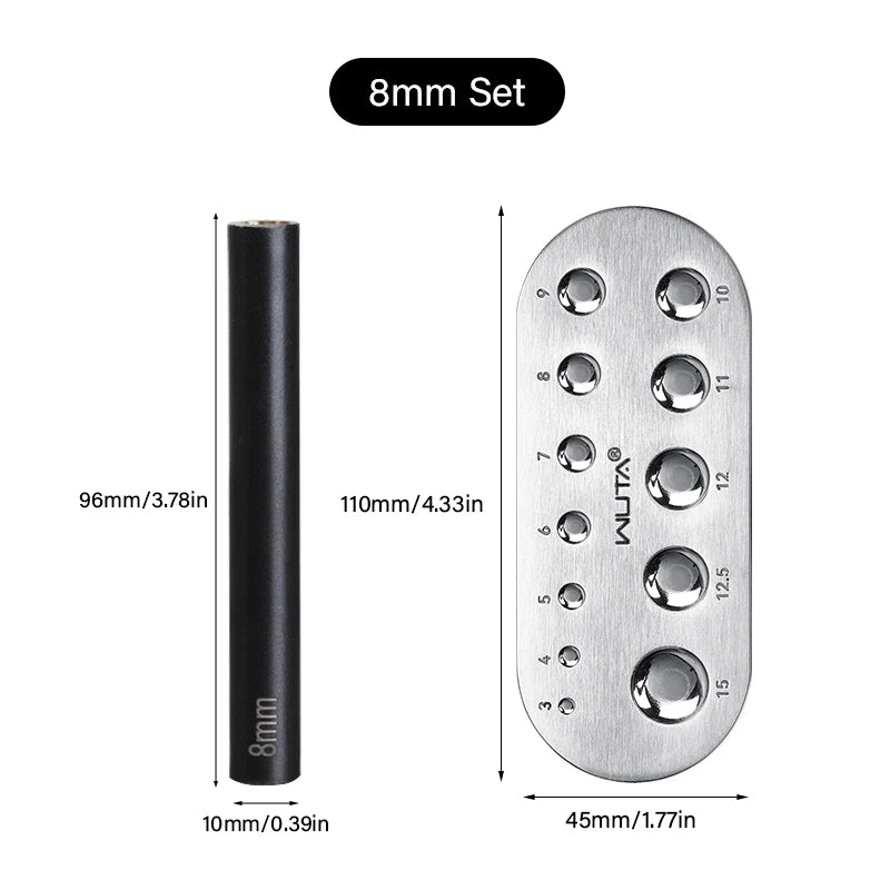 Mushroom Nail Setter Domed Rivets Fixing Punch Setting Tool | WUTA